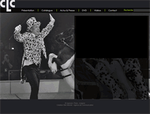 Tablet Screenshot of clc-productions.com